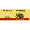 thumbnail image 3 of Anonymous 18x10 Black Modern Framed Museum Art Print Titled - Label for Fairfield Brand String Beans (1930-1950), 3 of 5