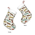 thumbnail image 3 of Salouo Art Of Living Print Christmas Stockings,Large Xmas Stocking Set of 1 Holiday and Farmhouse Stocking for Christmas Holiday Party Decoration(17.7*11 Inch), 3 of 7
