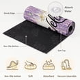thumbnail image 6 of Round Area Rugs 6Ft, Spring Flowers Non-Slip Washable Circle Rugs Carpet, Purple Watercolor Botanical Floral Vines Indoor Outdoor Rug Floor Mats Throw Runner for Bedroom Living Room Bathroom, 6 of 8