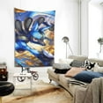 thumbnail image 5 of Lucario Tapestry Aesthetic Wall Hanging for Living Room Bedroom Art Tapestries Poster Blanket College Dorm Home Decor 80x60 Inch, 5 of 8