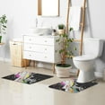 thumbnail image 6 of Yayeee Bath Rug for Bathroom Floor Non Slip Rectangle Fluffy Soft Absorbent Mat, 16"x24", Colorful White, 6 of 7