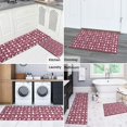 thumbnail image 5 of Red Christmas Deer and Tree Pattern Kitchen Rugs Sets Of 2,Anti Fatigue Kitchen Mat Rugs Non Slip Washable,Decorative Kitchen Floor Mats for Kitchen,Sink,Laundry,17"x30"+17"x47", 5 of 7