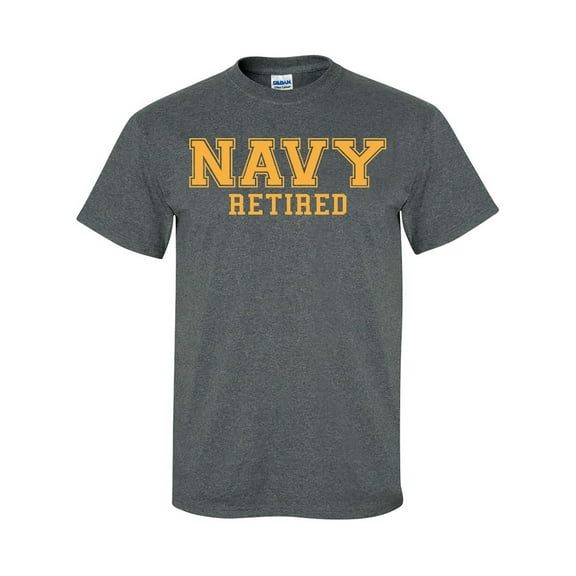 NAVY Retired GOLD Logo Short Sleeve T-Shirt