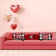thumbnail image 6 of Buffalo Plaid Valentines Day Pillow Covers 12x20 Set of 4 Valentines Day Decor Polka Dot Red Heart with Bow Love Truck Valentine Pillows Decorative Throw Pillows Valentines Day Decorations G169-12, 6 of 6