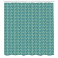 thumbnail image 3 of Ambesonne Abstract Shower Curtain, Vintage Wavy Lines, 69"Wx75"L, Pale Green Pale Blue, 3 of 3