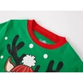 thumbnail image 3 of Kids Christmas Pajamas 100% Cotton Long Sleeve Toddler Elk Xmas Pjs Childrens Christmas Jammies Clothes 3T, 3 of 7