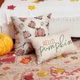 thumbnail image 3 of Fall Pillow Covers 20x20 Set of 4 for Fall Decor Happy Fall Pumpkin Throw Pillow Covers Decorative Throw Pillows Farmhouse Thanksgiving Decorations Autumn Cushion Case for Couch, 3 of 6