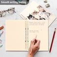 thumbnail image 5 of Cats White Ring Binder Notebook Journey Note Diary College Ruled Spiral Notebook Study Loose Leaf Paper A5 60 Pages, 5 of 8