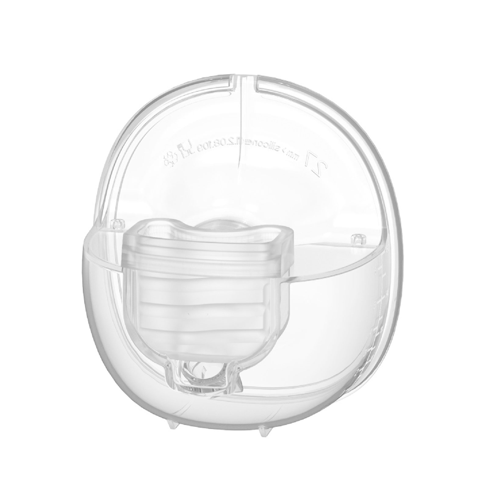 Silicone Diaphragm Membrane Duckbill Valves 24mm/27mm Flange Horn Wearable Electric Breast Pump Accessories for S18/S21