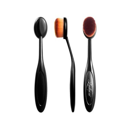 Zodaca Small Head Oval Cream Puff Cosmetic Toothbrush Shaped Powder Makeup Foundation Brush -