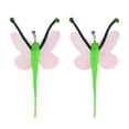 thumbnail image 1 of Repuestos de varita para gatos Unique Bargains 2 Pcs para varita interactiva de mascotas, accesorios de recarga en forma de orugas verdes, 1 of 7