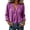 Purple, variant on Bovxnpu Women Long Sleeve Button Down Shirts Cotton Linen Dressy Casual Blouses Women's Fall Cotton Linen V Neck Long Sleeve Vintage Casual Shirt Tops