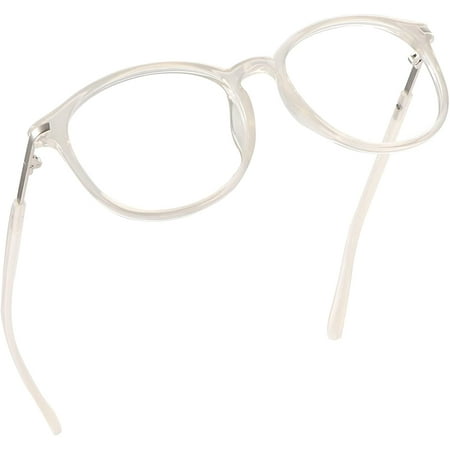 LifeArt Blue Light Blocking Glasses, Anti Eyestrain, Computer Reading Glasses, Gaming Glasses, TV Glasses for Women Men, Anti Glare (Clear, +0.25 Magnification)