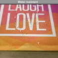 thumbnail image 6 of Ambesonne Live Laugh Love Place Mats Set of 4, Famous Slogan, Standard Size, Multicolor, 6 of 6