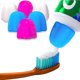 thumbnail image 1 of Paquete de 6 tapas para pasta de dientes, dispensador exprimidor de pasta de dientes con cierre automático de silicona de grado alimenticio para niños y adultos en el baño, 1 of 5