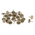 thumbnail image 2 of Uxcell 0.43' x 0.51' Clavos de Madera de Cabeza Plana de Tonalidad Bronce para Muebles, Clavos de Tapicería, Paquete de 100, 2 of 5