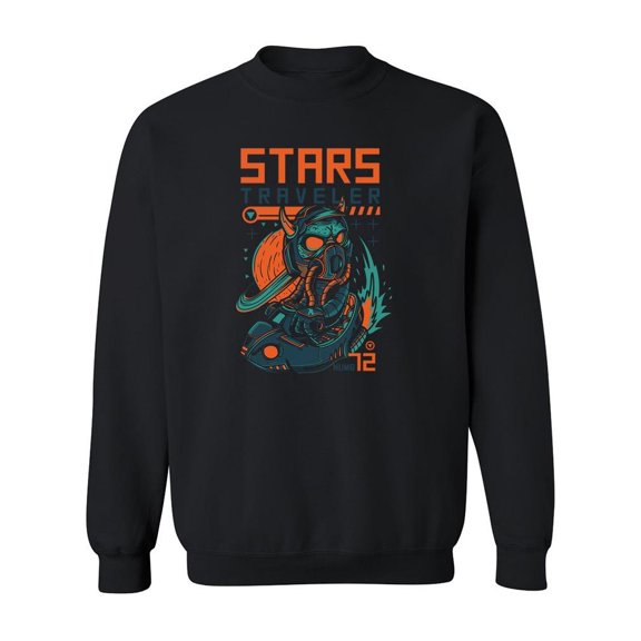 Stars Traveler. Sweatshirt Men -Image by Shutterstock, Male 3X-Large
