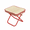 red, variant on Ultra-Lightweight Portable Folding Stool, Compact Foldable Camp Chair for Outdoor Hiking, Fishing, and Sketching, Heavy-Duty Metal Slacker Chair with Ergonomic Carry Handle