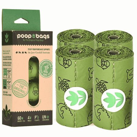 UPC: 0864942000098 | You Buy; We Donate Jane Goodall Institute Compostable GREEN 360 Bags