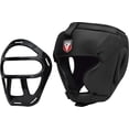 thumbnail image 4 of RDX Headgear for Boxing, MMA Training, Head Guard with Removable Face Grill, Cheeks, Ear, Mouth Protection, Helmet for Muay Thai, Grappling, Sparring, Kickboxing, Karate, Taekwondo, Martial Arts, 4 of 9