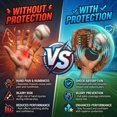 thumbnail image 4 of Protector de palma de silicona Palm Guard, almohadilla protectora contra impactos, 3 piezas, talla pequeña, 4 of 6