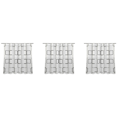 thumbnail image 1 of 3 Pcs Waterproof Shower Curtain with 36 Hooks for Bathroom Toilet, 1 of 8