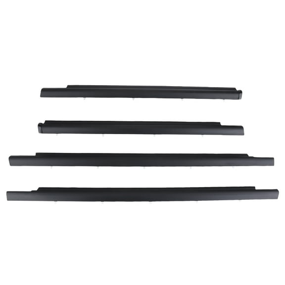 Molaner 4PCS Car Outer Door Window Moulding Trim Weatherstrip Seal Belt Compatible with Toyota Sequoia 2001-2007, Replace 75710-0C010, 75720-0C010, 75730-0C010, 75740-0C010