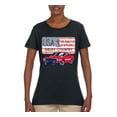 thumbnail image 2 of Wild Bobby Ford Shelby Vintage USA Country Plate Women Graphic Tee, 2 of 6