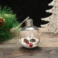 thumbnail image 2 of Christmas Led Transparent Christmas Ball Christmas Tree Pendant Glowing, 2 of 3