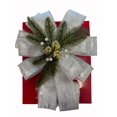 thumbnail image 4 of Noeud de Noël Holiday Time, 30 po, argent, 4 of 4