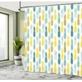 thumbnail image 4 of Ambesonne Pineapple Shower Curtain, Summer Art Exotic Fruits, 69"Wx84"L, White Multicolor, 4 of 4