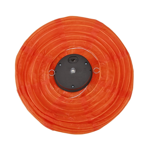 Lámpara de farol solar LED Likrtyny IP55 20 cm decoración de fiestas al aire libre naranja