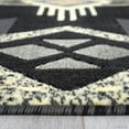 thumbnail image 3 of Gray, Black, Ivory and Multi Modern Contemporary Cabin Area Rug, 3 of 4