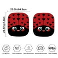 thumbnail image 5 of Binienty Windshield Sun Shade Ladybird Foldable 2-Piece Car Windshield Sunshades Keep Cool Auto Vehicle Shield Reflector Blocking Screen Cover Fit Most Passenger Cars, 5 of 7
