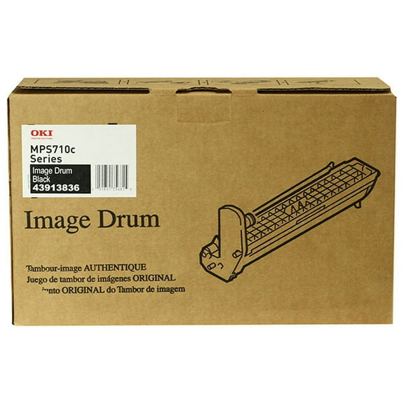 Oki Mps710c Black Image Drum - 30000 Page - 1 Pack - Oem (43913836)
