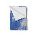 thumbnail image 2 of Wizard Soft Flannel Fleece Throw Blanket, School of Witchcraft Castle and Wizard Signboard Snowy Rooftops Sky and Clouds, Cozy Plush for Indoor and Outdoor Use, 70" x 90", Blue White, by Ambesonne, 2 of 5