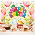 thumbnail image 5 of 9 x 6 ft Easter Decorationse Backdrop Spring Floral Colorful Egg Hunt Backdrop Easter Colorful Eggs Background for Photography Happy Birthday Party Decor Banner Photoshoot Studio Props, 5 of 5