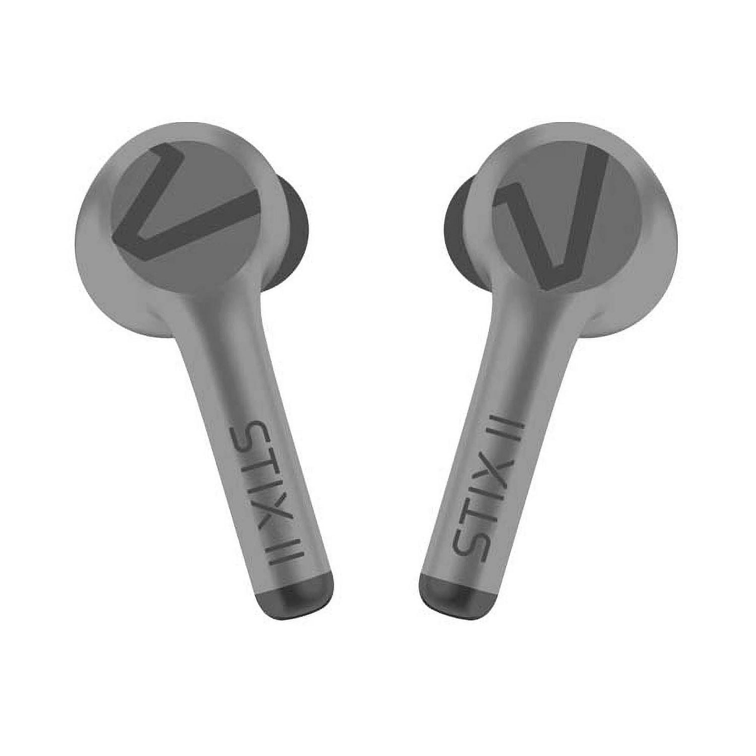 Écouteurs Bluetooth Veho STIX II sans fil véritables - Gris