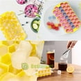 thumbnail image 6 of 2Pack 74 Ice Cubes W/Lids Honeybee Nest Shape Maker Tray Sphere Mold Bar Whiskey, 6 of 6