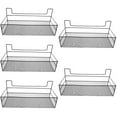thumbnail image 3 of MLINS 5pcs Hanging Wall Basket Wall Mount Sturdy Iron Wire Basket Wire Storage Basket Bathroom Shelf, 3 of 8