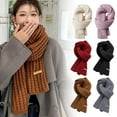 thumbnail image 3 of TQEHS Bufanda de punto cálida para invierno, chales casuales, bufandas de lana a la moda para niñas, L1A4 M2P N7S0, 3 of 5