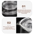thumbnail image 3 of Glass Teapot Glass Tea Kettle Stovetop Kung Fu Tea Pot Tea Kettle for Home Office(500ml), 3 of 9