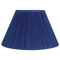 Urbanest Mushroom Pleated Lamp Shade, 6x12x8", Navy Blue