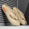 thumbnail image 4 of BETOOSEN Anti-Slip Wrap toe Flip Flops Sandals Pillow Slippers for Women Men, House Slides Clouds Shower Shoes for Indoor & Outdoor Platform Shoes, 4 of 11