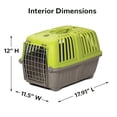 thumbnail image 2 of Midwest Homes for Pets El transportador para mascotas Spree Travel, el transportador para perros presenta un ensamblaje fácil y no es el tedioso ensamblaje de tuercas y pernos de los competidores, 2 of 5