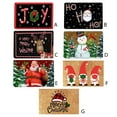 thumbnail image 3 of Merry Christmas Decor Happy Snowman and Cardinals Doormats Entrance Front Door Rug Outdoors/Indoor/Bathroom/Kitchen/Bedroom/Entryway Floor Mats,Non-Slip Rubber,Low-Profile 24x16'', 3 of 8