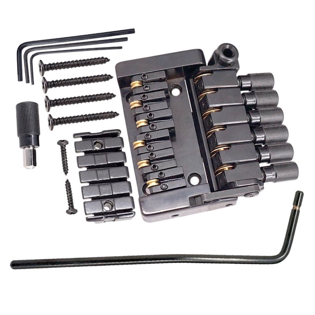 Accesorios para guitarra eléctrica Yuyangstore Puente de trémolo de guitarra sin cabeza