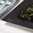 thumbnail image 4 of Platos Desechables Cuadrados Elegantes, Fiesta, Plástico 50 pzs, NEGRO, 4 of 5