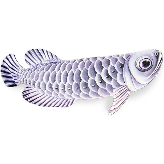Real Planet Arowana Silver 16 Inch Realistic Soft Plush