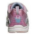 thumbnail image 5 of Disney Minnie Mouse Girls Casual Hook & Loop Sneakers with One White Light, 5 of 8